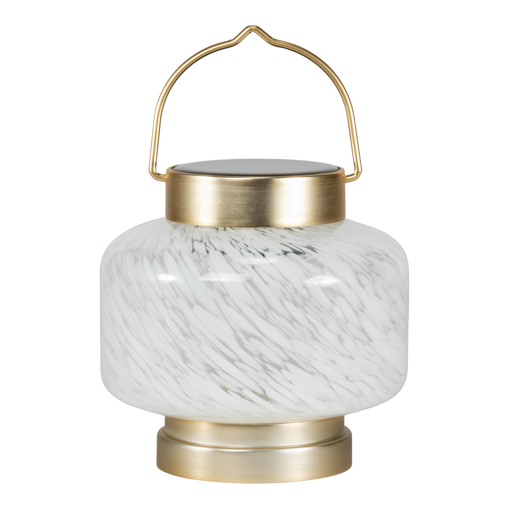 Allsop Home and Garden, Boaters Glass Solar Lantern - White Square, Color White, Included (qty.) 1 Model# 32407